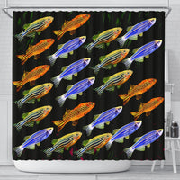 Slender Danios Fish Print Shower Curtains-Free Shipping - Deruj.com