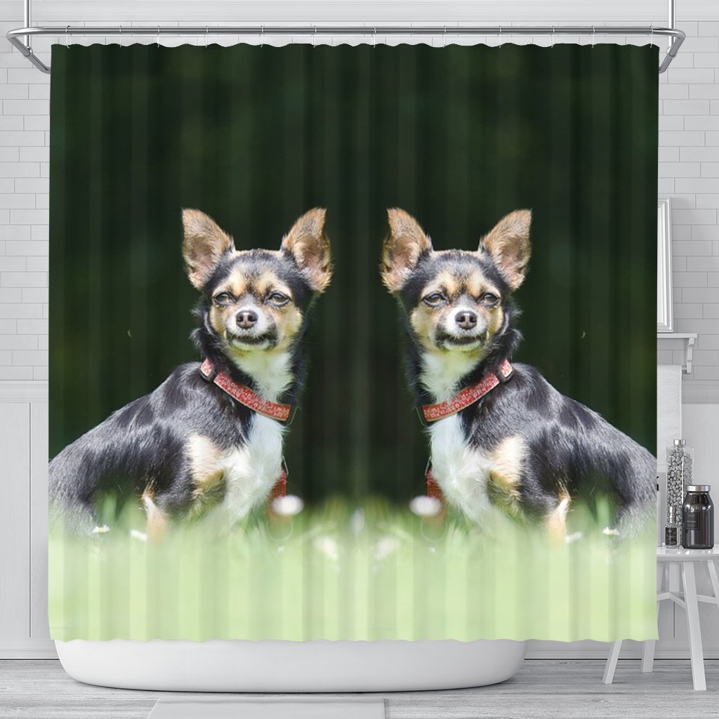 Lovely Chihuahua Dog Print Shower Curtains-Free Shipping - Deruj.com