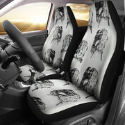 Sketch Of Saluki Dog Print Car Seat Covers-Free Shipping - Deruj.com