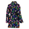 Lovely Parrots With Flower Print Women's Bath Robe-Free Shipping - Deruj.com