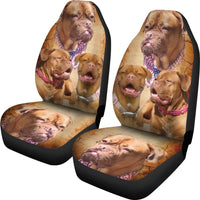 Cute Bordeaux Mastiff Print Custom Car Seat Covers-Free Shipping - Deruj.com