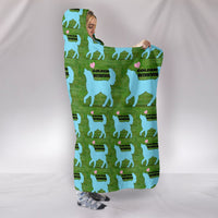 Golden Retriever Dog Pattern Print Limited Edition Hooded Blanket-Free Shipping - Deruj.com