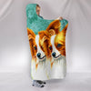 Papillon Dog Art Print Hooded Blanket-Free Shipping - Deruj.com