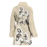 Amazing Whippet Dog Print Women's Bath Robe-Free Shipping - Deruj.com