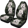 Cute West Highland White Terrier Print Car Seat Covers- Free Shipping - Deruj.com