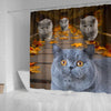 Amazing British Shorthair Cats Shower Curtain-Free Shipping - Deruj.com