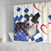 Cardigan Welsh Corgi Dog Print Shower Curtain-Free Shipping - Deruj.com