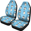 Siamese Cat On Skyblue Print Car Seat Covers-Free Shipping - Deruj.com