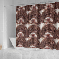 Lagotto Romagnolo Dog Print Shower Curtain-Free Shipping - Deruj.com