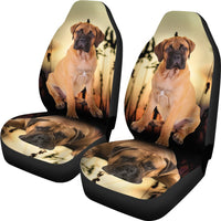 Bullmastiff Dog Print Car Seat Covers- Free Shipping - Deruj.com