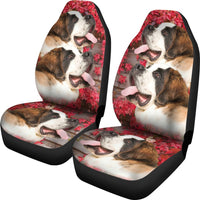 Amazing Saint Bernard Dog Print Car Seat Covers-Free Shipping - Deruj.com