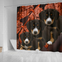 Entlebucher Mountain Dog Print Shower Curtains-Free Shipping - Deruj.com