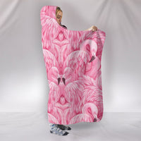 Flamingo Bird Print Hooded Blanket-Free Shipping-Limited Edition - Deruj.com