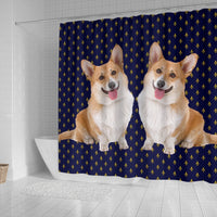 Cardigan Welsh Corgi Dog Print Shower Curtains-Free Shipping - Deruj.com