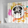 Colorful Aidi Dog Print Shower Curtain-Free Shipping - Deruj.com