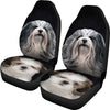 Cute Lhasa Apso Dog Print Car Seat Covers-Free Shipping - Deruj.com