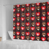 Tibetan Spaniel Patterns Print Shower Curtain-Free Shipping - Deruj.com