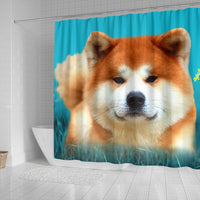 Lovely Akita Dog Print Shower Curtains-Free Shipping - Deruj.com