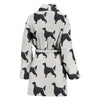 Gordon Setter Dog Pattern Print Women's Bath Robe-Free Shipping - Deruj.com