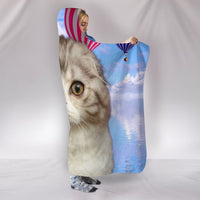 Cute Scottish Fold Cat Print Hooded Blanket-Free Shipping - Deruj.com