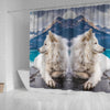 Amazing Samoyed Dog Print Shower Curtains-Free Shipping - Deruj.com