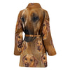 Rhodesian Ridgeback Dog Patterns Print Women's Bath Robe-Free Shipping - Deruj.com