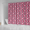 Irish Setter Dog Pattern Print Shower Curtains-Free Shipping - Deruj.com