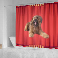 Briard Dog Print Shower Curtain-Free Shipping - Deruj.com