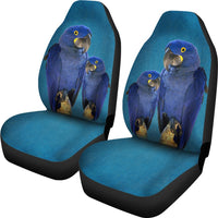 Cute Hyacinth Macaw Print Car Seat Covers-Free Shipping - Deruj.com