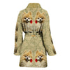 Cute Pomeranian Dog Print Women's Bath Robe-Free Shipping - Deruj.com