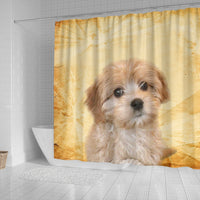 Lovely Cavapoo Print Shower Curtains-Free Shipping - Deruj.com