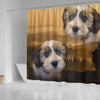 Lovely Shih Tzu Print Shower Curtains-Free Shipping - Deruj.com