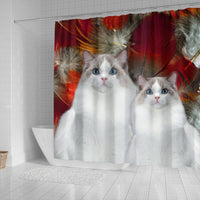 Ragdoll Dog Print Shower Curtains-Free Shipping - Deruj.com