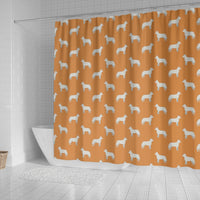 Australian Cattle Dog Pattern Print Shower Curtains-Free Shipping - Deruj.com