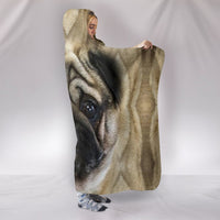 Amazing Pug Dog Print Hooded Blanket-Free Shipping - Deruj.com