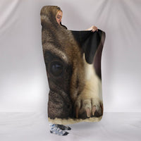 Lovely Pug Dog Print Hooded Blanket-Free Shipping - Deruj.com