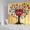 Love Tree Print Shower Curtain-Free Shipping - Deruj.com