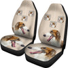 Borzoi Dog Print Car Seat Covers-Free Shipping - Deruj.com