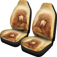 Poodle Dog Print Car Seat Covers-Free Shipping - Deruj.com
