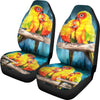 Sun Conure (The Sun Parakeet) Parrot Print Car Seat Covers-Free Shipping - Deruj.com