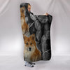 Cute Icelandic Sheepdog Print Hooded Blanket-Free Shippipng - Deruj.com