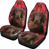 Cute Flat Coated Retriever Print Car Seat Covers-Free Shipping - Deruj.com