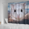 Cute Campbell's Dwarf Hamster Print Shower Curtains-Free Shipping - Deruj.com