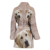 Labrador Retriever Print Women's Bath Robe-Free Shipping - Deruj.com