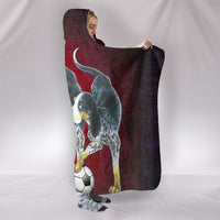 Bluetick Coonhound Dog Print Hooded Blanket-Free Shipping - Deruj.com