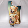 Cute Labrador Retriever Print Hooded Blanket-Free Shipping - Deruj.com