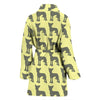 Chinese Crested Dog Pattern Print Women's Bath Robe-Free Shipping - Deruj.com