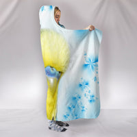 Budgerigar Parrot Print Hooded Blanket-Free Shipping - Deruj.com