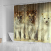 Sled Dogs Print Shower Curtains-Free Shipping - Deruj.com