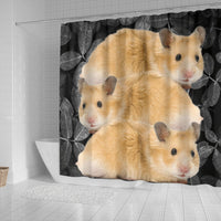 Cute Golden Hamster Print Shower Curtains-Free Shipping - Deruj.com